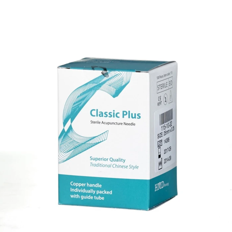 Classic Plus Acupuncture Needles 0.25 x 25mm (100)